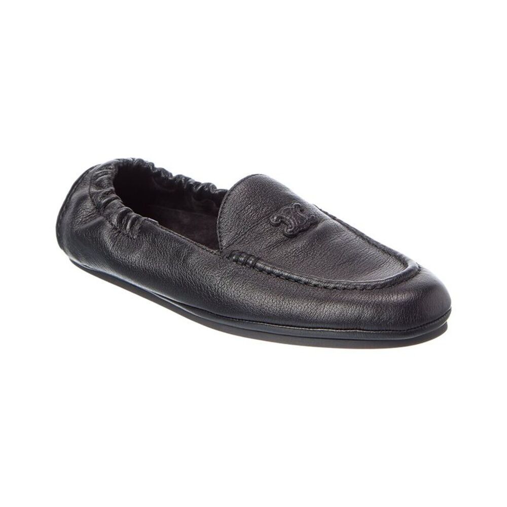 Celine Logo Leather Loafer